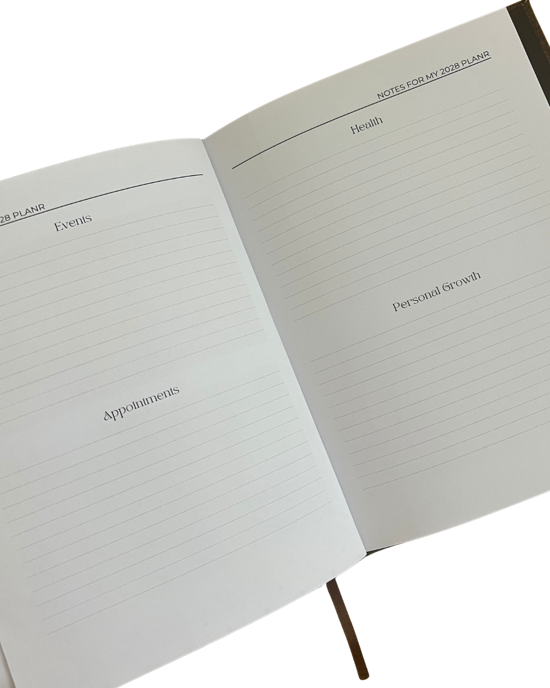2027 MyPlanr weekly planner