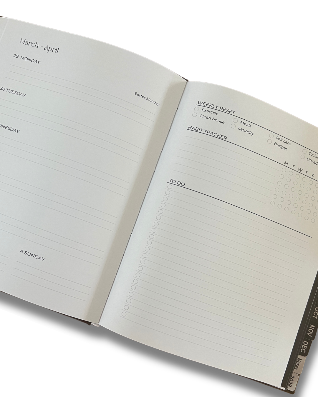 2027 MyPlanr weekly planner